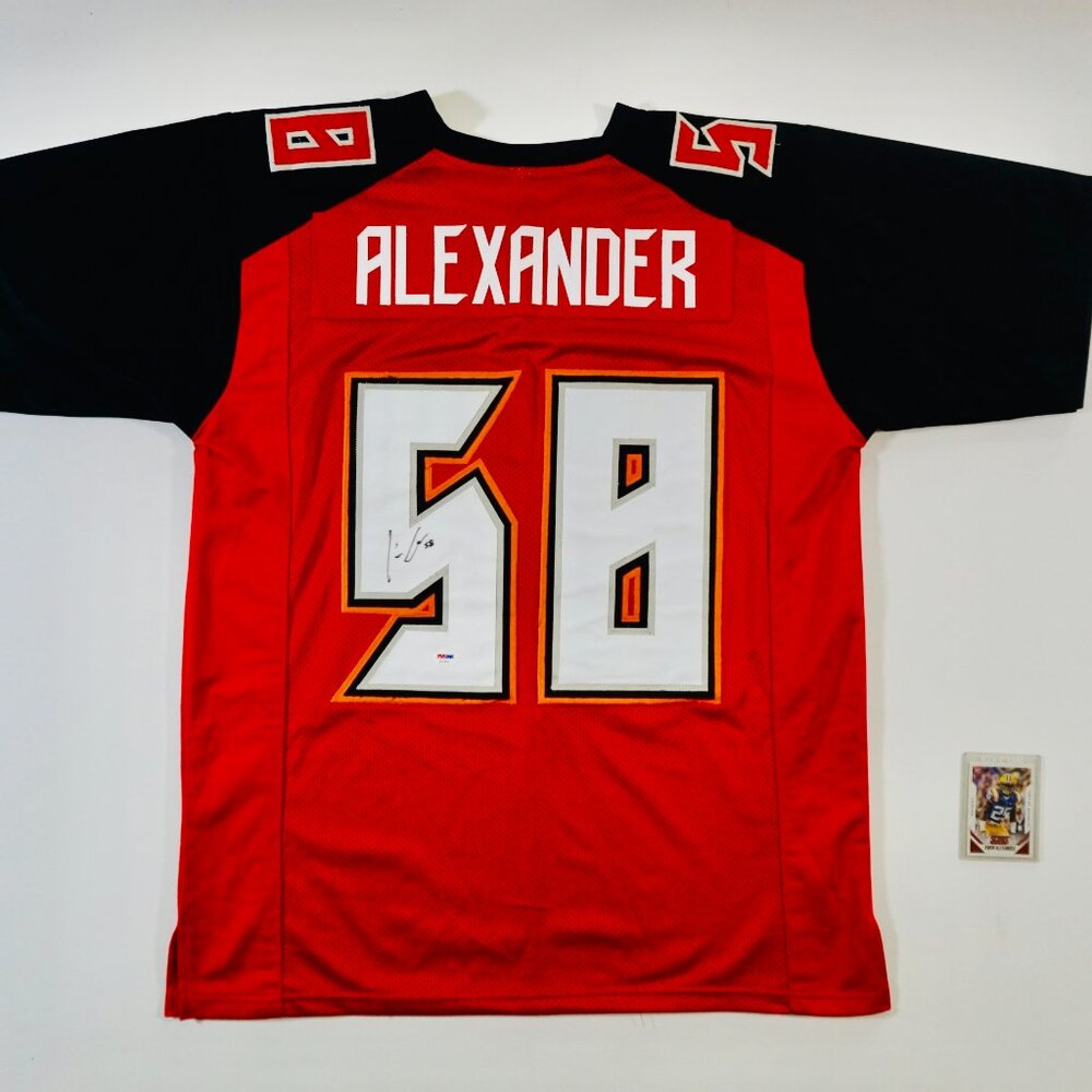 KWON ALEXANDER SIGNED AUTO TAMPA BAY BUCS RED JERSEY JSA BUCCANEERS AUTOGRAPH